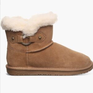 BearPaw Women's Brown Suede Winter Boots